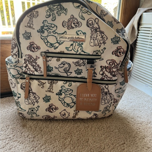 Petunia Pickle Bottom Ace Pixar Playday Diaper Bag Backpack - Picture 1 of 9